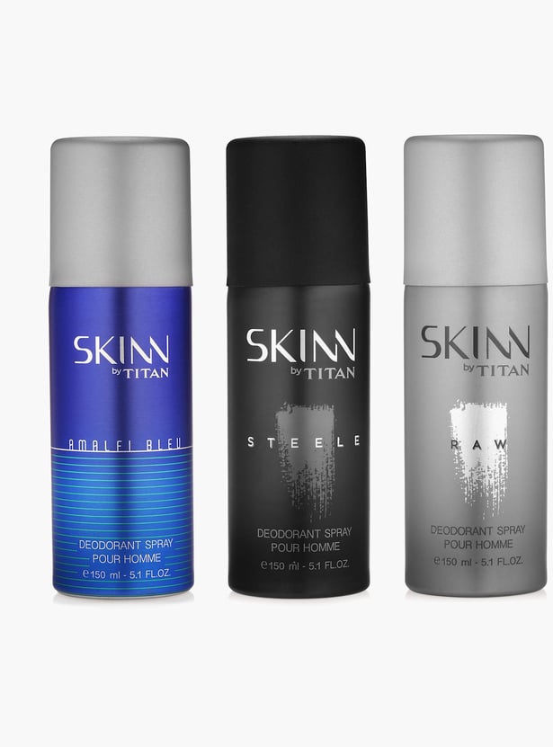 SKINN Premium Deodorant Spray Set - Pack of 3