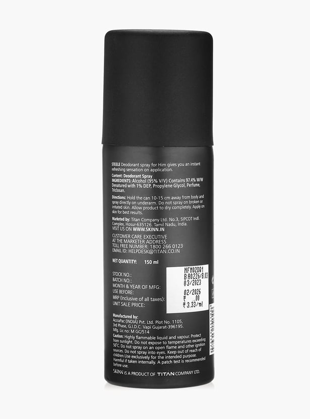 SKINN Premium Deodorant Spray Set - Pack of 3