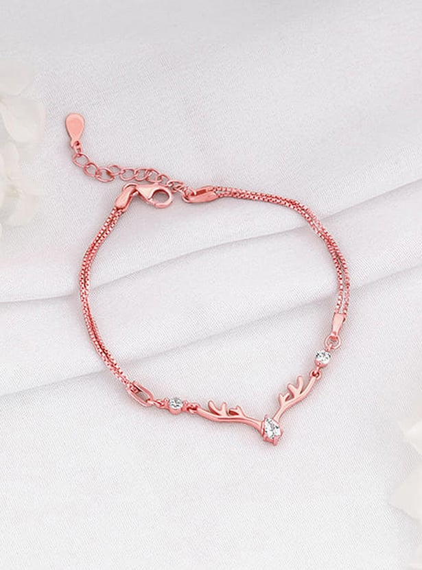 GIVA Anushka Sharma Sterling Silver Deer Bracelet