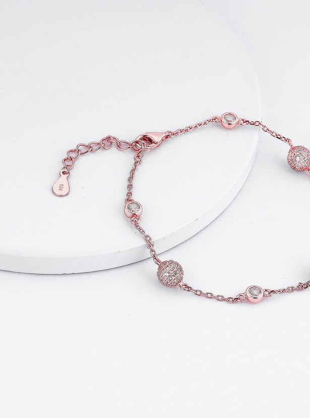 GIVA Anushka Sharma Sterling Silver Bubble Bracelet
