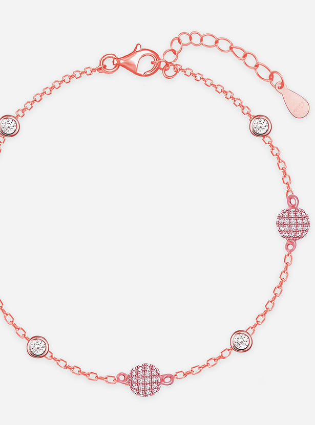 GIVA Anushka Sharma Sterling Silver Bubble Bracelet