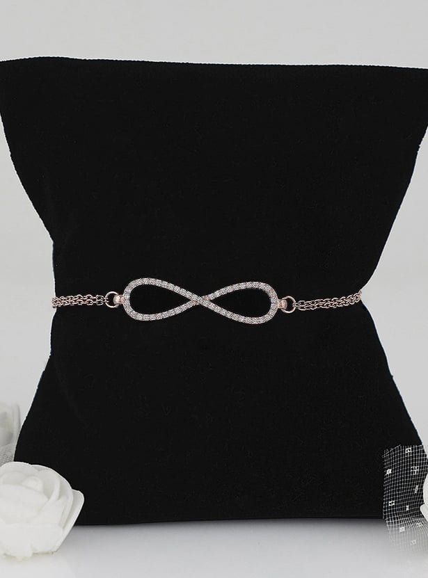 GIVA Sterling Silver Infinity Bracelet
