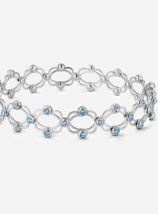 GIVA Sterling Silver Supple Convertible Bracelet