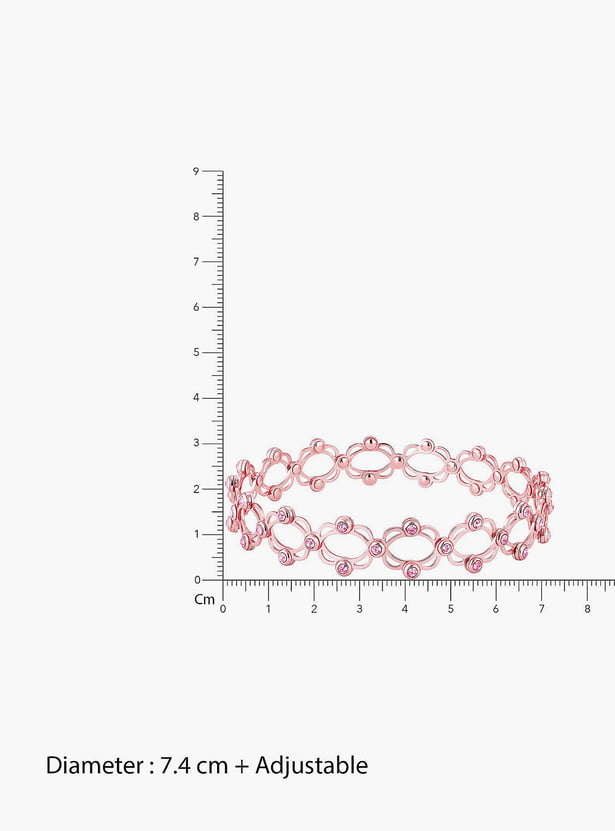 GIVA Sterling Silver Supple Convertible Bracelet