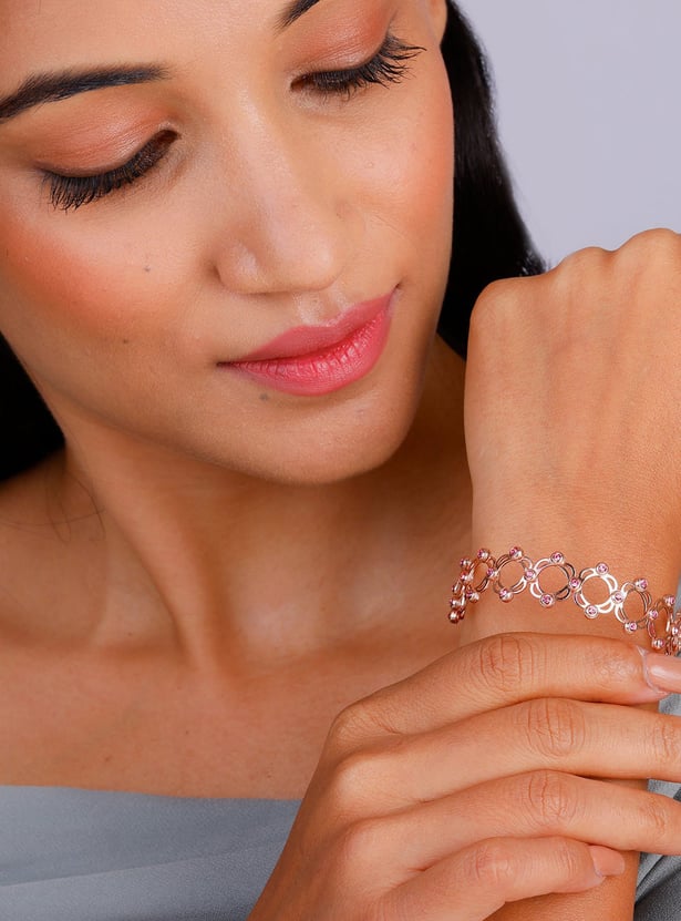 GIVA Sterling Silver Supple Convertible Bracelet