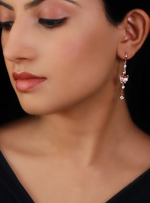 GIVA Sterling Silver Charming Butterfly Earrings