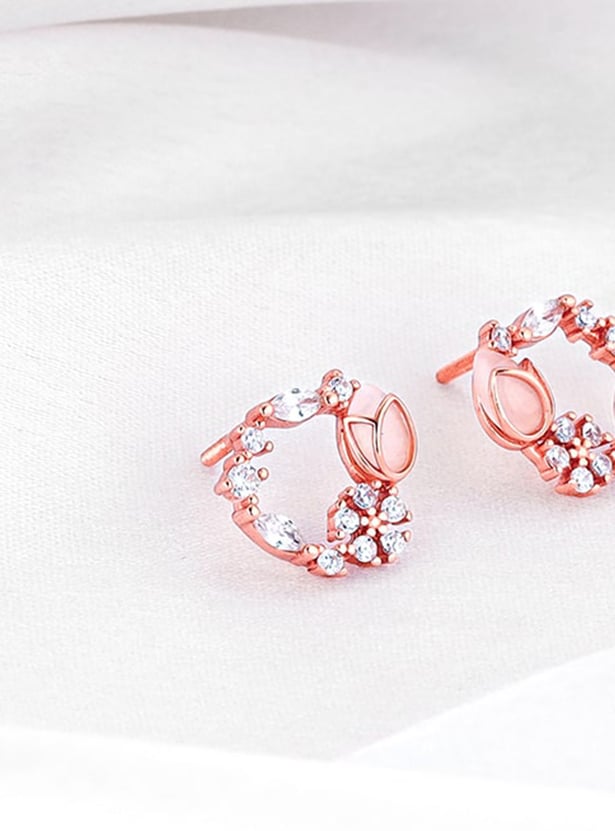 GIVA Sterling Silver Wreath Studs