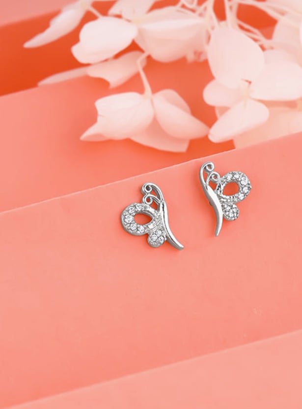 GIVA Sterling Silver Butterfly Studs