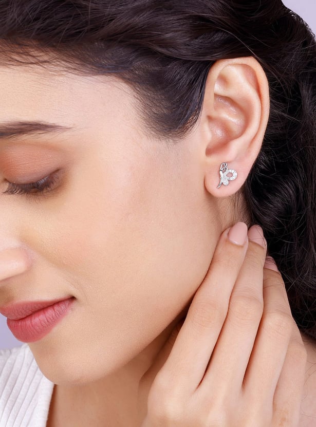 GIVA Sterling Silver Butterfly Studs