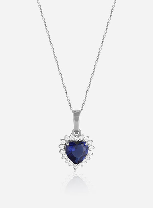 GIVA Sterling Silver Heart Of The Ocean Chain with Pendant