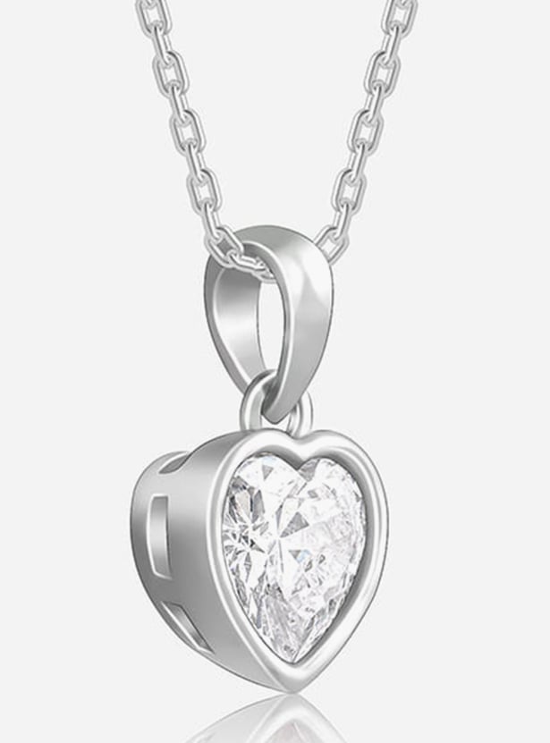GIVA Sterling Silver Coeur Chain with Pendant