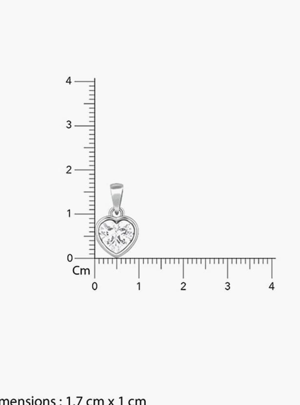 GIVA Sterling Silver Coeur Chain with Pendant