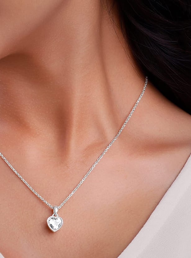 GIVA Sterling Silver Coeur Chain with Pendant