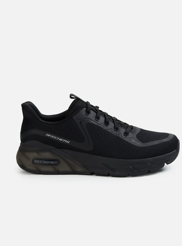 SKECHERS Men Mesh Lace-Up Running Shoes