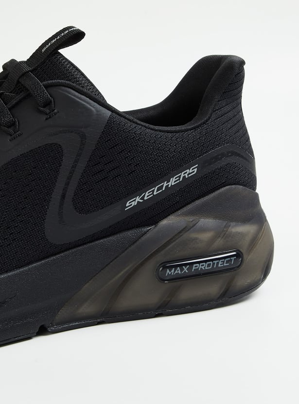 SKECHERS Men Mesh Lace-Up Running Shoes