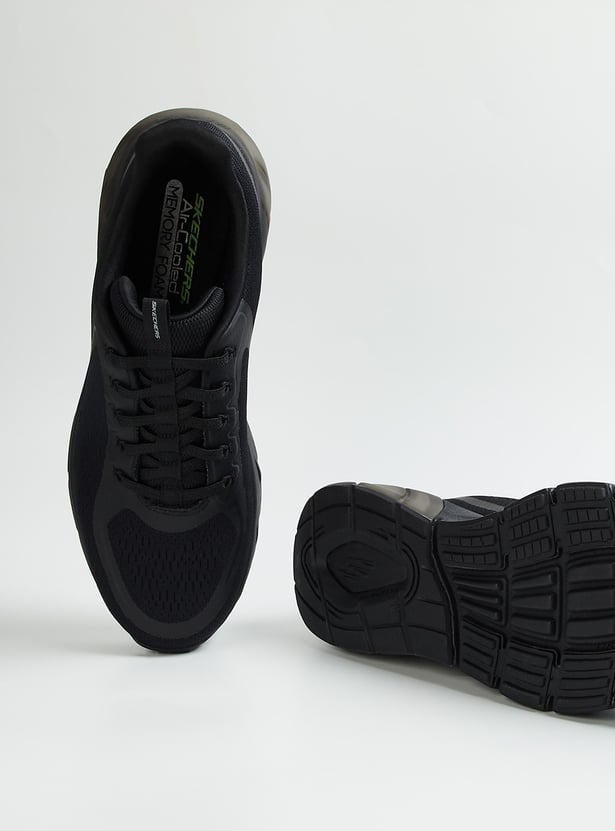 SKECHERS Men Mesh Lace-Up Running Shoes
