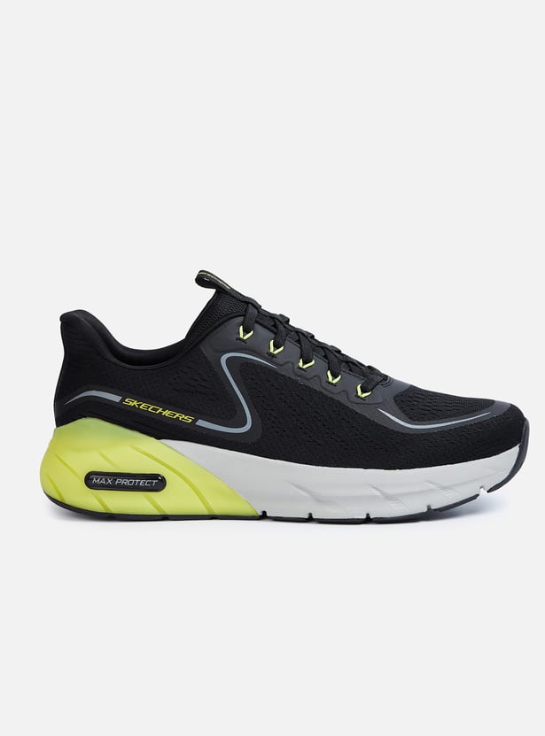 SKECHERS Men Mesh Lace-Up Running Shoes