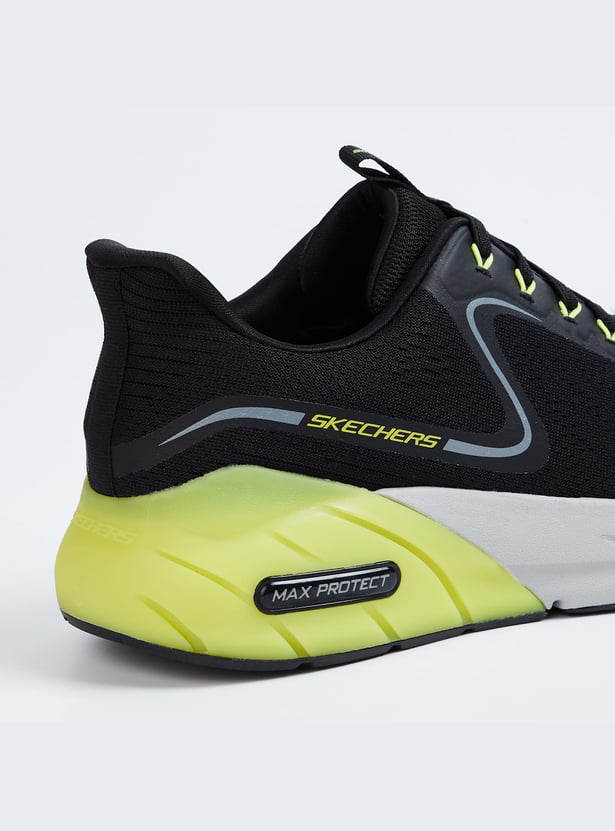 SKECHERS Men Mesh Lace-Up Running Shoes