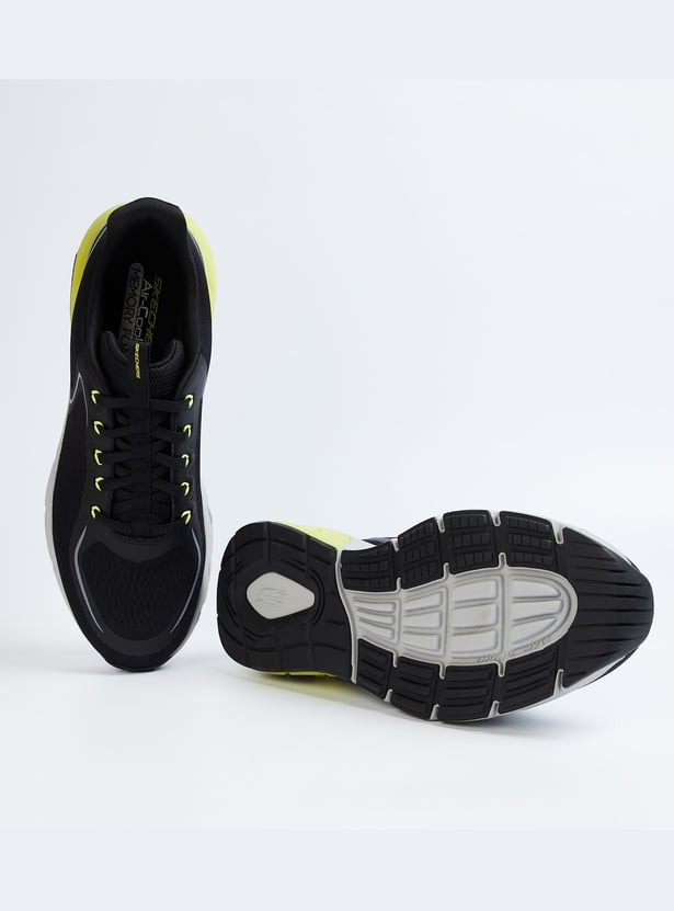 SKECHERS Men Mesh Lace-Up Running Shoes