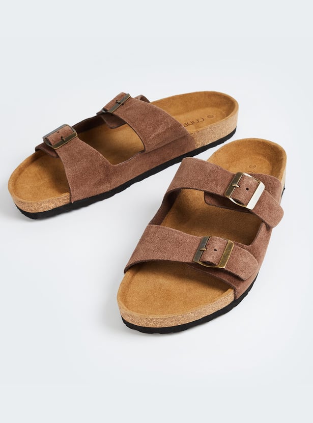 CODE Solid Buckle Sandals