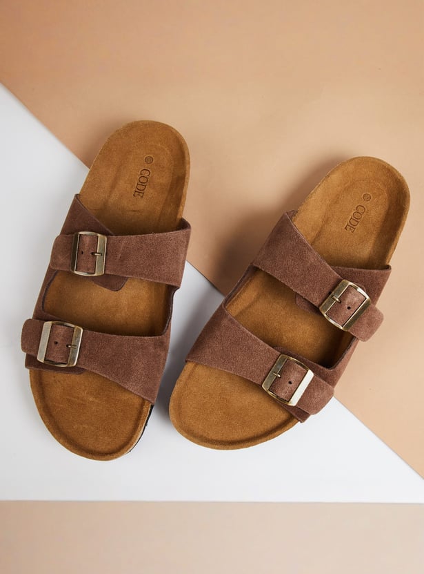 CODE Solid Buckle Sandals
