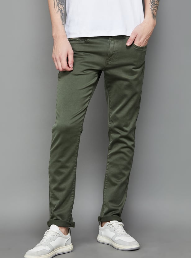 US POLO ASSN Men Coloured Brandon Jeans (Slim Tapered)