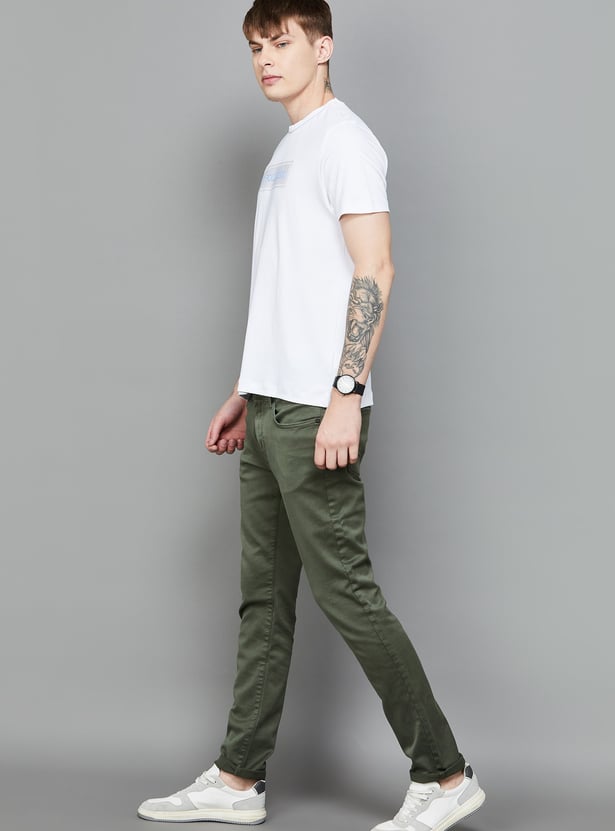 US POLO ASSN Men Coloured Brandon Jeans (Slim Tapered)