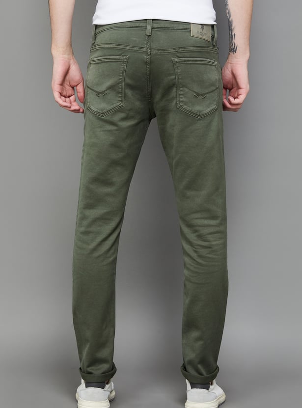 US POLO ASSN Men Coloured Brandon Jeans (Slim Tapered)