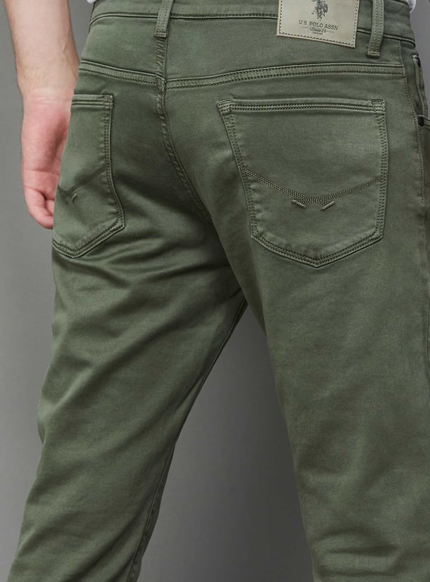 US POLO ASSN Men Coloured Brandon Jeans (Slim Tapered)