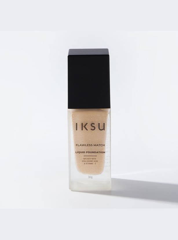 IKSU Flawless Match Liquid Foundation - Cappuccino Medium - 30g