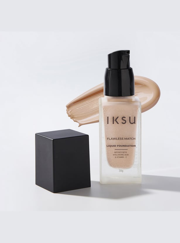 IKSU Flawless Match Liquid Foundation - Butter - 30g