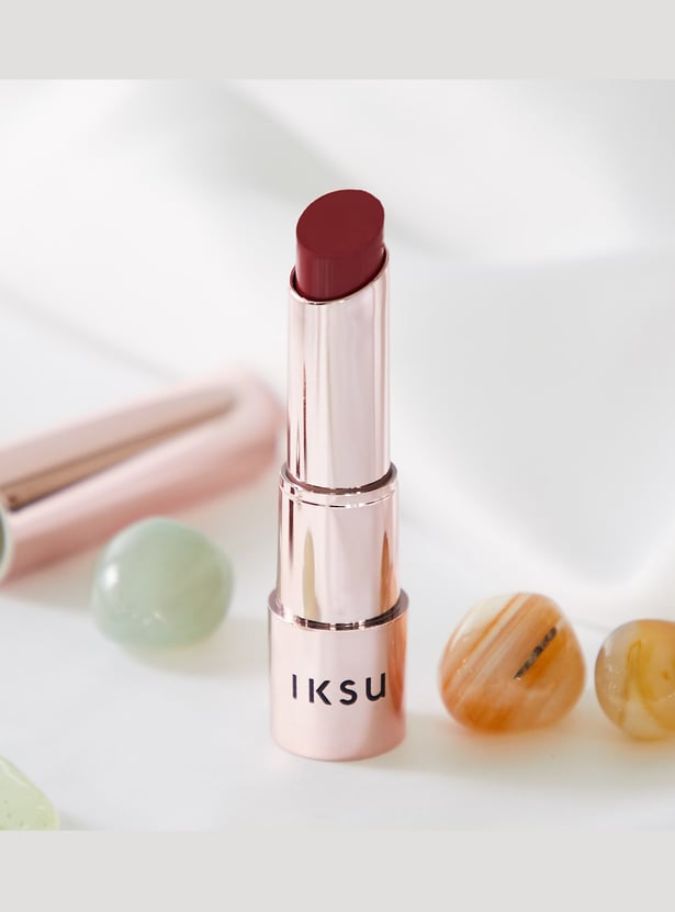 IKSU Matte In Love Lipstick - Crimson Red - 3.6g