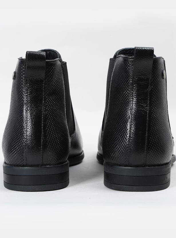 LEE COOPER Leather Chelsea Boots