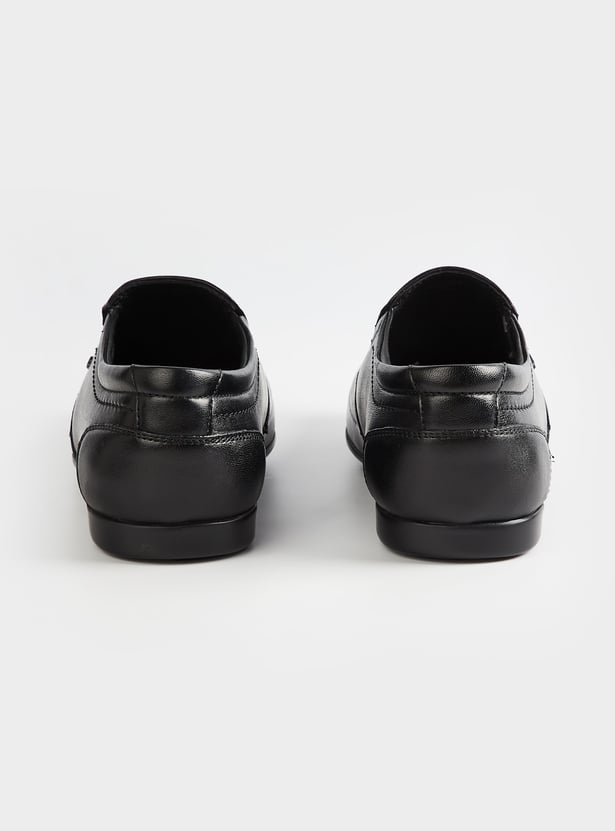 LEE COOPER Solid Leather Loafers