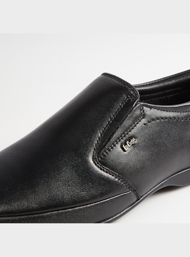 LEE COOPER Solid Leather Loafers