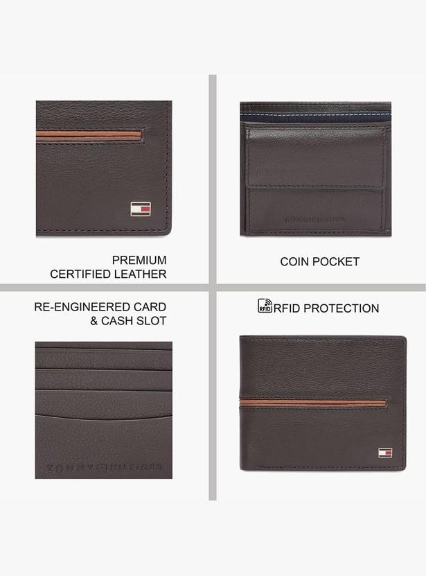 TOMMY HILFIGER Striped Bi-Fold Wallet
