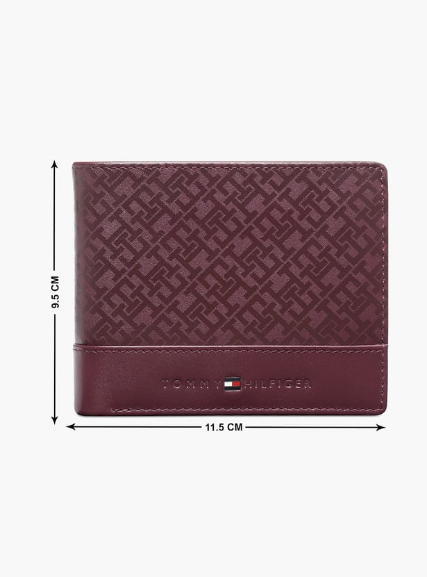 TOMMY HILFIGER Monogram Print Bi-Fold Wallet