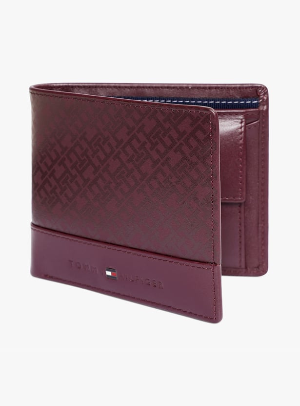 TOMMY HILFIGER Monogram Print Bi-Fold Wallet