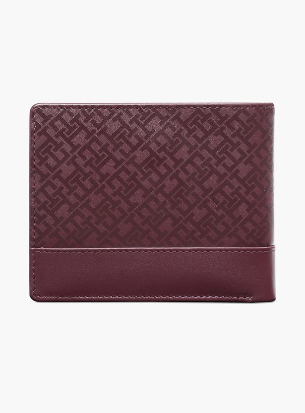 TOMMY HILFIGER Monogram Print Bi-Fold Wallet