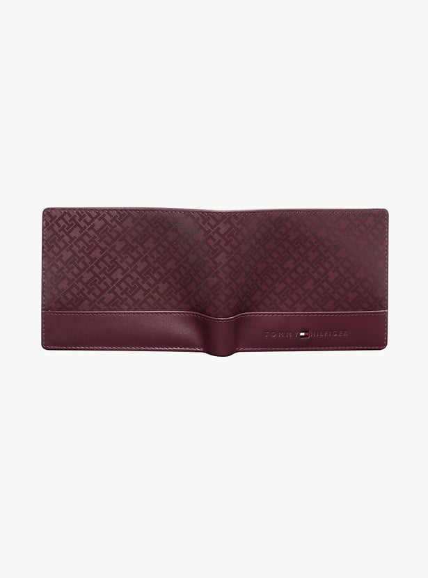 TOMMY HILFIGER Monogram Print Bi-Fold Wallet