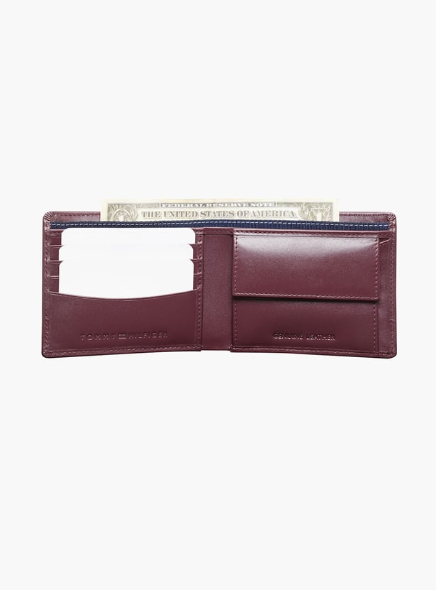 TOMMY HILFIGER Monogram Print Bi-Fold Wallet