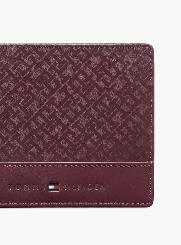 TOMMY HILFIGER Monogram Print Bi-Fold Wallet