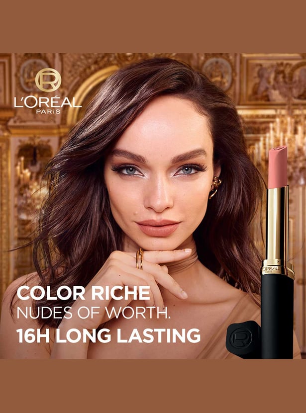 L'OREAL PARIS Color Riche Intense Volume Matte Lipstick - 570 Worth It Intense - 2gm