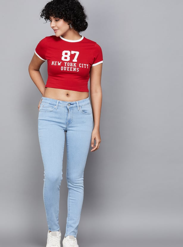 LEVI'S Washed Skinny Fit Jeans