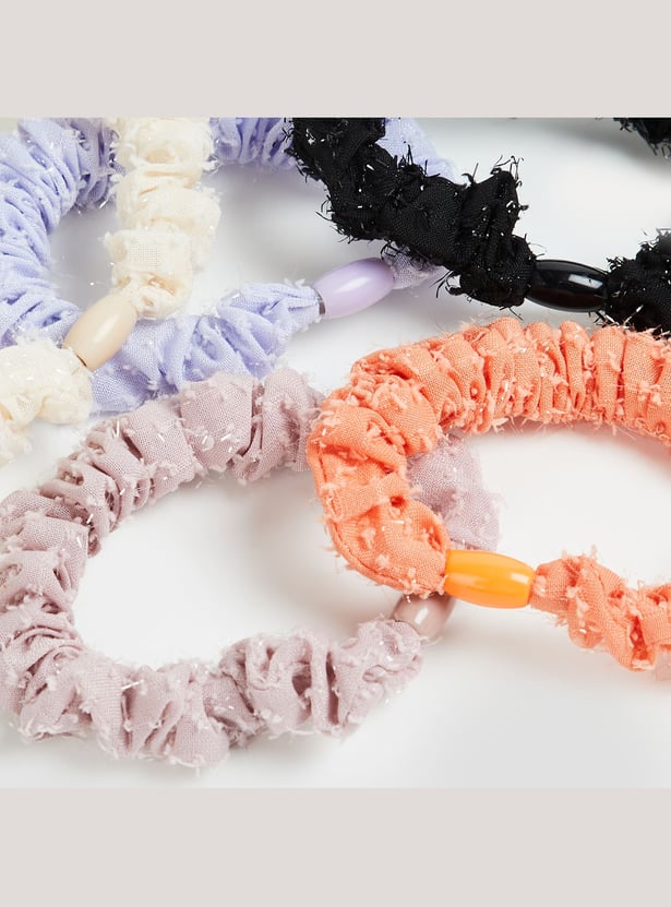FAME FOREVER Girls Assorted Hair Ties - Pack of 5
