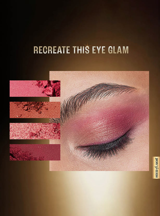 LAKME Ultimate Glam Eyeshadow - Blush Bloom - 11.7g