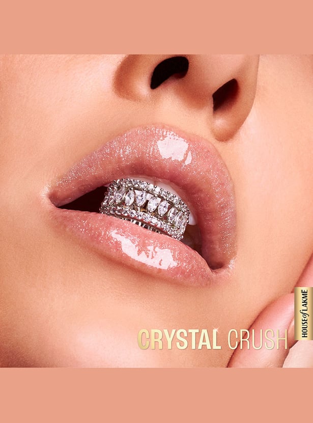 LAKME Glitterati Lip Glaze - 301 Crystal Crush - 5ml