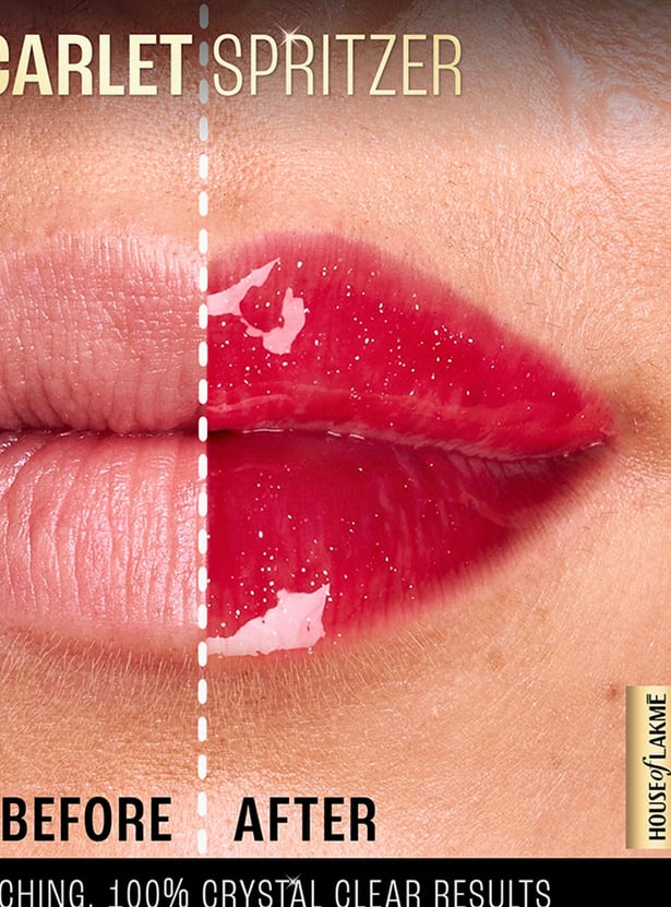 LAKME Glitterati Lip Glaze - 301 Crystal Crush - 5ml