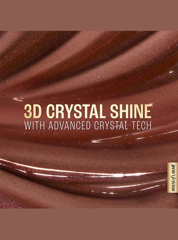 LAKME Glitterati Lip Glaze - 304 Espresso Martini - 5ml