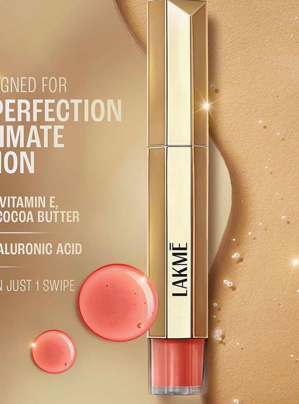 LAKME 9 to 5 Overtime Shine Tinted Lip Oil - Everyday Nude - 5.3ml
